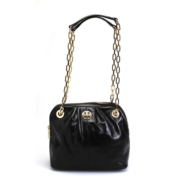 Tory Burch Mini Dena black convertible strap purse - Picture 2 of 16